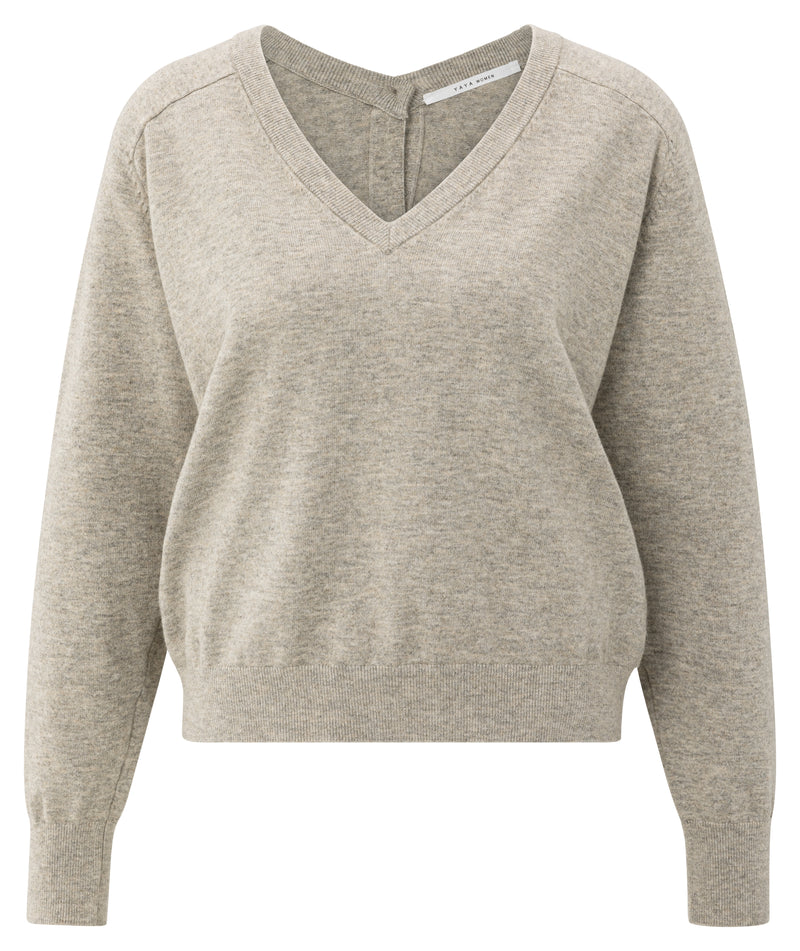 Double V-Neck Sweater